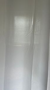Mikrofaser Vorhang blickdichte matte unifarbene Gardine, Schwarz Ösen, 175x140 Schal. Material aus Microsatin-Gewebe. 204000 Kunden-Foto 1