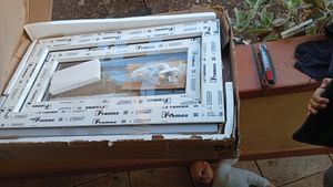Framex Kellerfenster Weiß BxH 40x80cm (400x800mm) 2fach (32mm) Dreh Kipp DIN Rechts - Kunststofffenster Premium Fenster - Alle Größen Kunden-Foto 4
