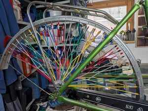 Kleidernetz Rockschutz Gummi, bunt, 26-28 Kunden-Foto 1