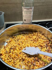Fregola, Pasta, Trafilatura al Bronzo, 500g, Typische Nudel-Spezialität, hergestellt in Sardinien, La Vela Kunden-Foto 1