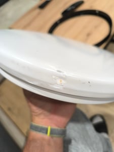 LED-Plafond PERETI 18W weißer Ring 29,5cm, 4000K neutrale Farbe, 1800lm, IP44, 220-240V EDO777608 Kunden-Foto 4