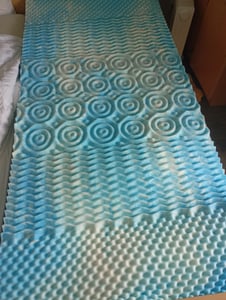 Niceplus, ochranná vrstva na matrac, 180 x 200 cm, ergonomická, hrúbka 7 cm, viskoelastická pena, pohodlná vrstva na matrac, typ H3 Fotografia od zákazníka č. 4