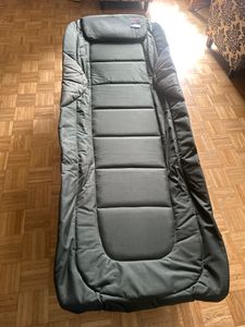 Traxis Flat-Bed Letto da campeggio - Pieghevole - Lettino da campo - Letto da pesca - Regolabile - Stretcher per carpe - Bedchair - Verde Foto del cliente 1