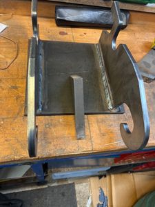 Rahmen MS03 Aufnahme mit Platte zum anschweißen Schnellwechsel Adapter SW03 Kunden-Foto 1
