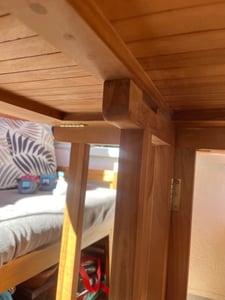 riess-ambiente Wetterfester Beistelltisch EMPIRE TEAK 50cm Massivholz klappbar Klapptisch Tisch Gartentisch Kunden-Foto 3