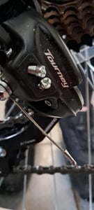 Goetze Mood 26 Zoll City Bike, 17 Zoll Tiefeinsteiger, 6-Gang Shimano Tourney, V-Bremse, LED-Beleuchtung, Gepäckträger, Korb mit Bezug Kunden-Foto 11