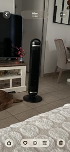 Ventilateur colonne silencieux Dreo 414, 8 vitesses, 4 modes, 92 cm Photo du client 1