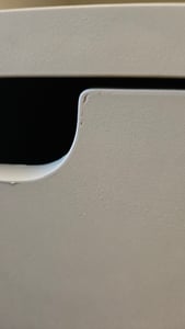 Mondeer Bücherschrank Vielschichtiges Aufbewahrungsregal Sechs Fächer mit 3 Türen Standregal Braun Kunden-Foto 11
