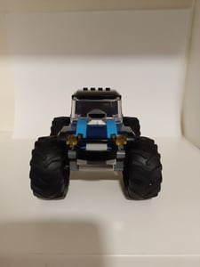 Modrý monster truck Fotografie od zákazníka č. 1
