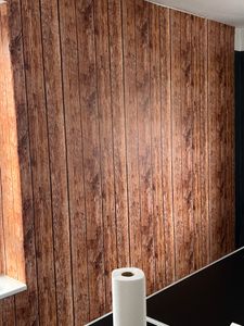 10m VLIES TAPETE Rolle Holz Bretter Holzoptik Effekt XXL Kunden-Foto 1