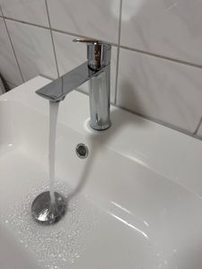 2 x Homelody Wasserhahn Bad Chrom, Einhebelmischer Badezimmer Waschtischarmatur, Bad Armatur Mischbatterie, Waschbeckenarmatur, Waschbecken Armaturen Kunden-Foto 8