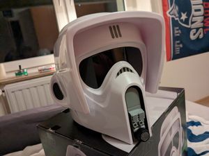 Casque de soldat éclaireur de la série Black Star Wars Photo du client 1