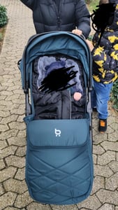 4Baby | Kinderwagen - Buggy Kinderwagen - Kompakt - Olive - Leichtgewicht - Verstellbare Rückenlehne - bis zu 22 kg - Rapid Kunden-Foto 2