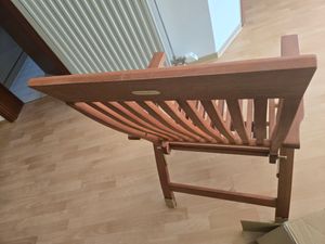 Merxx Klappsessel mit Fußteil "Comodoro" - Eukalyptusholz Kunden-Foto 3