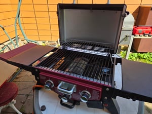 El Fuego Tischgasgrill Smoker "Medison" silber Gasgrill/Grill/Steak/BBQ Kunden-Foto 5