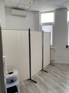 COSTWAY 3-dílný paraván s nastavitelnými podložkami, zástěna na ochranu soukromí 260x183cm Fotografie od zákazníka č. 1