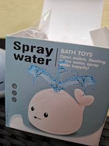 Giocattolo Da Bagno Balena Aggiornato – Ricaricabile A Spruzzo Con Luci LED, Per Bambini 1-5 Anni, Vasca O Piscina