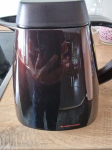 ROTPUNKT Thermokanne 650 1,0 ltr. I Glaseinsatz, BPA-Frei, Isolierkanne I langlebig I 24 Std heiß I hochwertig I Kaffeekanne I teekanne - pumpkin Kunden-Foto 1