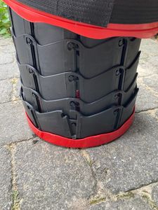 confezione da 2 sgabelli pieghevoli portatili, leggeri ma robusti, con una capacità di carico di 150 kg, sgabello retrattile in plastica, sedia da campeggio - F2OLDYSEAT Foto del cliente 15