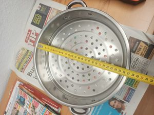 Parowar ze stali nierdzewnej 5-warstwowy Parowar do makaronu + szklana pokrywa (26 cm) Zdjęcie produktu od klienta nr 3