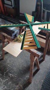 Flügel für Windmühle, Windmühlen, Ersatzflügel, Windmühlenflügel – Spannweite 80 cm Kunden-Foto 1