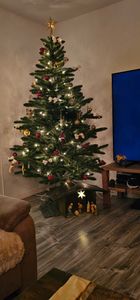 Hoogwaardige kunstkerstboom, Spaanse dennensoort, 220 cm Klantenfoto 16