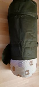 COSTWAY Japanische Futon Matratze, Tatami-Matte, Bodenmatratze, Klappmatratze mit waschbarem Bezug & Tragetasche, Schlafmatte 90 x 200cm Grau Kunden-Foto 2