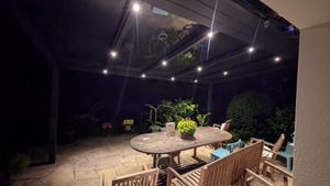 S-Polylight PREMIUM Mini LED- Einbauspots Warmweiss 3.000K, DIMMBAR, IP65, FUNK 3W LED Einbaustrahler Terrassenüberdachung, Terrassenbeleuchtung, Bad, Sauna, LED Spots mit Fernbedienung (ANTHRAZIT, 6x LED-SET) Kunden-Foto 1