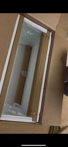 BELIANI Couchtisch Transparent 50 x 100 cm Sicherheitsglas Leicht transportierbar Multifunktional Universell Minimalistisch Skandinavisch Stil Kunden-Foto 2