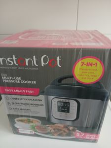 Instant Pot 12-0182-01-EU, 5,7 l, 1000 W, Schwarz, Edelstahl, Tasten, 310 mm, 340 mm Kunden-Foto 1