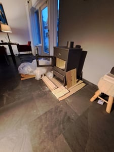 Kamna, kamna na dřevo Prity, model K1, výkon 9,5 kW, BIMSCHV 2 Fotografie od zákazníka č. 5