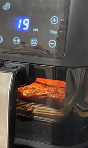 Horkovzdušná fritéza 9L velká kapacita｜9 předvolených programů｜2350W vysoký výkon｜360° cirkulace horkého vzduchu｜LED dotyková obrazovka Fotografie od zákazníka č. 7