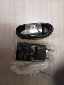 Original Samsung Netzteil Schnell Ladegerät + USB C Ladekabel EP-TA200 Fast Charger Datenkabel Netzladegerät Ladeadapter Galaxy S9 S10 S20 / S20 Plus Kunden-Foto 1
