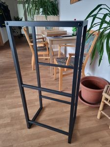DanDiBo Getränkekistenregal 6 Kisten mit Ablage Metall 100 cm Stabil 96435 Getränkeregal Kistenregal Getränkekistenhalter Getränkekistenständer Kunden-Foto 3