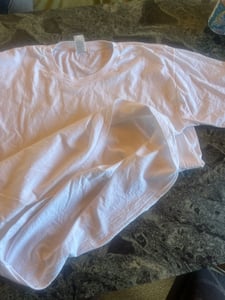 10er Pack Fruit of the Loom Valueweight T-Shirt Farbe: weiß Größe: 2XL Kunden-Foto 2