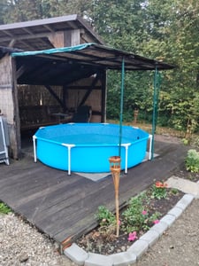 Intex Frame Pool 244x51 cm ohne Zubehör - blau 28205NP Kunden-Foto 1