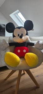 Grande peluche di Topolino, la mascotte della Walt Disney – 100 cm Foto del cliente 1