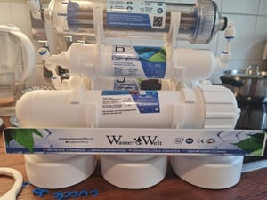 8 Stufen Umkehrosmoseanlage RO Wasserfilter 75 GPD Kunden-Foto 5