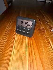 2x Digitaler Wecker Küchenuhr Kurzzeitmesser Eieruhr Timer Stoppuhr mit Magnet Kunden-Foto 1