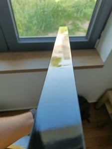 vidaXL Schweberegal Weiß 80x23,5x3,8 cm MDF Kunden-Foto 2