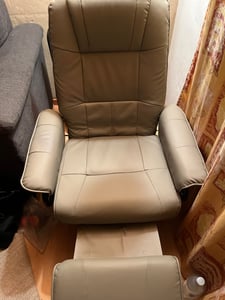 HOMCOM Relaxsessel Fernsehsessel mit Liegefunktion, Fußstütze für Wohnzimmer Kunden-Foto 3