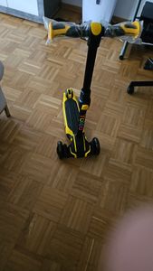Yoleo Kinder Scooter, Kinderroller mit 3-in-1-Funktion und LED Vorderrädern, höhenverstellbar, für Kinder ab 3 Jahren (violett) Kunden-Foto 1