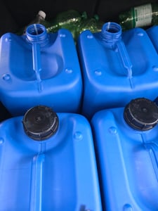 10 Stück 10 Liter Kanister, Wasserkanister Farbe natur DIN51 (10x10knn51) Kunden-Foto 1