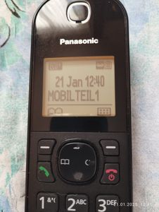Telefon stacjonarny Panasonic KX-TGC420, automatyczna sekretarka, kolor: czarny Zdjęcie produktu od klienta nr 5