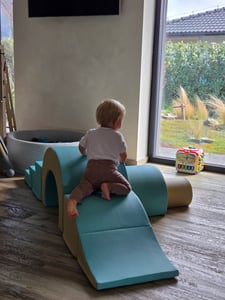 AIYAPLAY Schaumstoff Bausteine Kinder 5 tlg. Klettern Riesenbausteine Bunt Kunden-Foto 1
