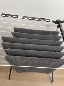 Hammetex Handtücher Set 6-teilig – 2 Badetücher 70x140 cm, 4 Handtücher 50x100 cm, 100% Baumwolle, Kunden-Foto 2