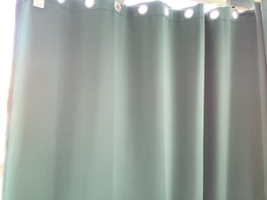 1 pezzo Beige Tenda da esterno resistente alle intemperie impermeabile con occhielli superiore e inferiore Tenda oscurante Tende da esterno Tende opache Tende per balcone terrazza giardino patio, 254x213cm Foto del cliente 1
