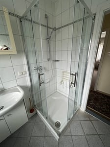 Duschkabinen 90x90X185cm Schiebetür Eckeinstieg 5mm ESG Sicherheitsglas Duschabtrennung eckdusche Kunden-Foto 10
