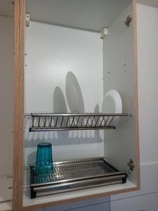 Kondela Geschirrabtropfer für den Hängeschrank Kapio Typ 1 - Edelstahl Kunden-Foto 2