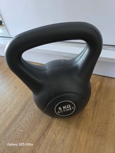 Kettlebell | Kettle Bell | Zwart | 8 kg Klantenfoto 1